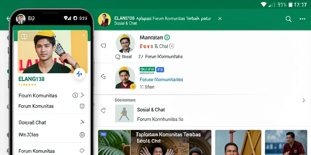 Tampilan antarmuka ELANG138 yang modern dan fungsional.