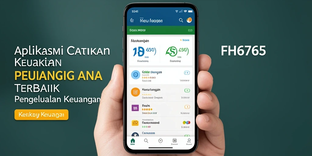 Tampilan antarmuka FH6767 yang sederhana untuk catatan keuangan.