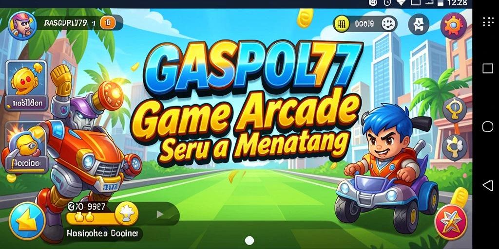 Tampilan antarmuka GASPOL77 yang menarik dan interaktif dalam permainan Arcade.