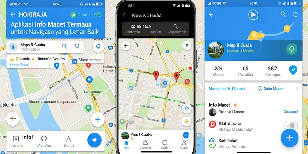 Tampilan antarmuka HOKIRAJA dengan informasi macet terkini.