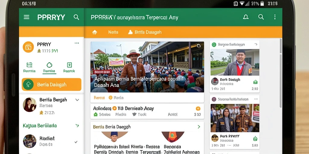 Tampilan antarmuka PPRRYY yang bersih dan mudah digunakan.