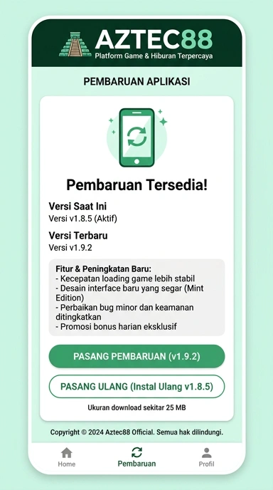 Riwayat Versi aztec88 untuk Pengguna Android